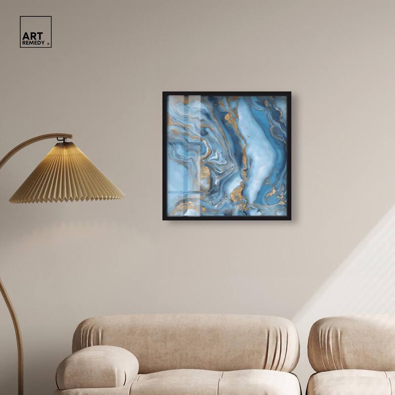 River Gold Shadowbox by Art Remedy