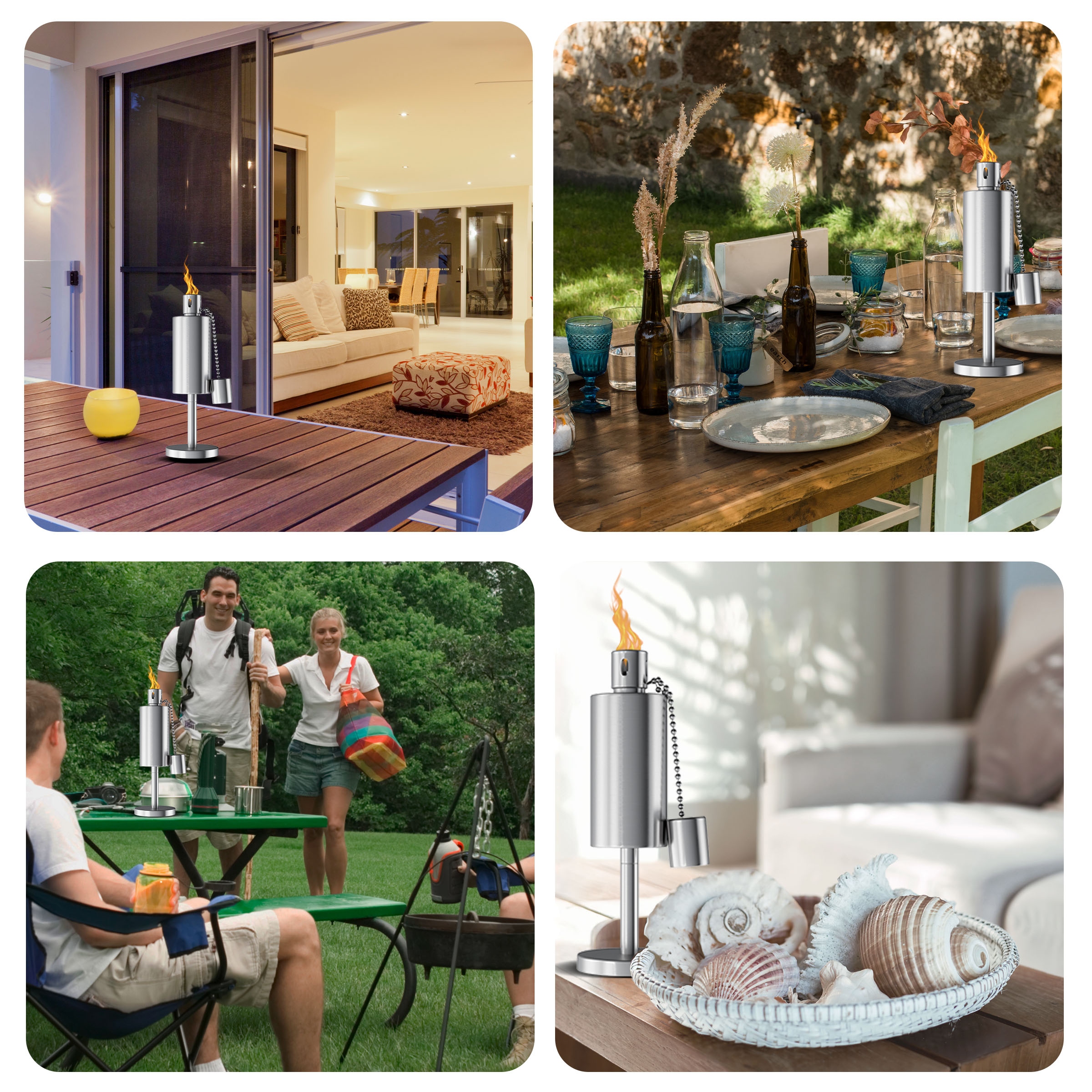 Outdoor table torch lamp on sale