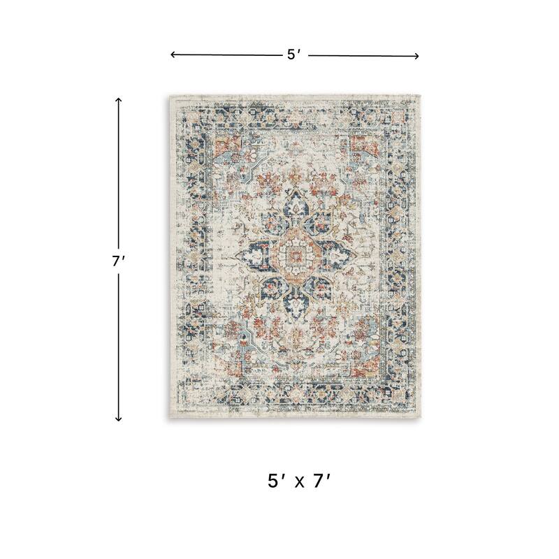 Signature Design by Ashley Jarrpage Green/Orange/Beige Rug