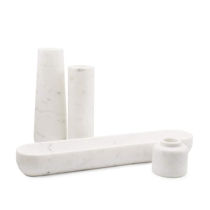 Nizzoli White Vase- Small