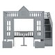 preview thumbnail 9 of 156, Modern Style Wooden Bunk Bed with Changeable Table, Upper Bed and Down Desk