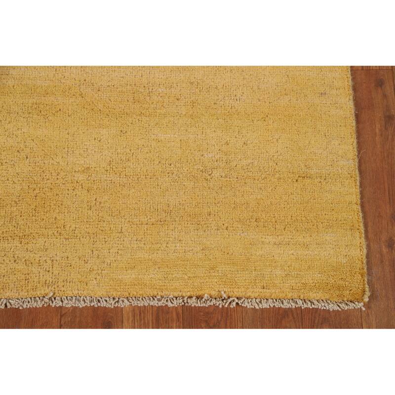 Gabbeh Modern Foyer Rug Hand-Knotted Contemporary Wool Carpet - 2'8"x 4'1"