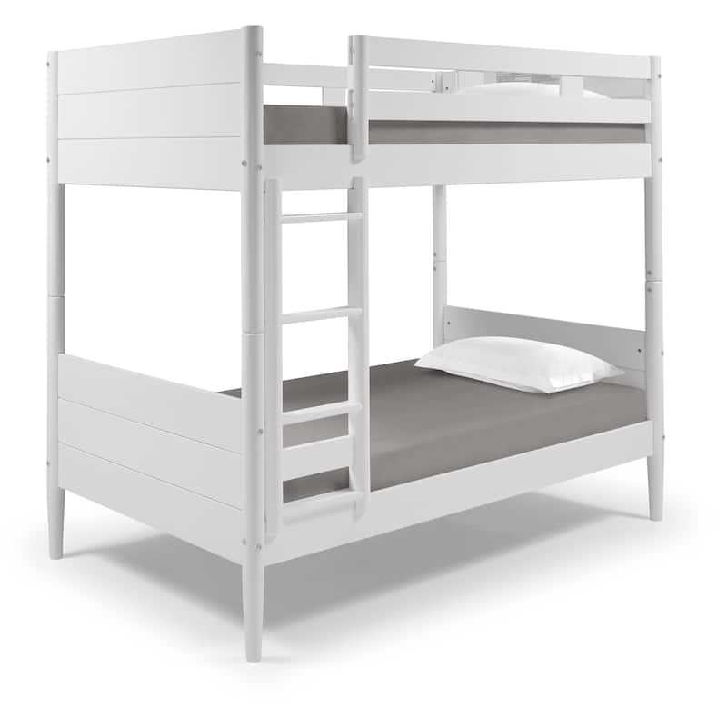 Mid Century Modern Bunk Bed Twin over Twin