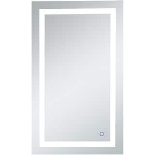 Elegant Lighting Helios 40" x 24" Rectangular Frameless Wall Mounted