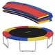 preview thumbnail 2 of 3, 8FT Replacement Safety Pad Bounce Frame Trampoline-Multicolor - 8’ x 8’ x 4’’ (L x W x H)