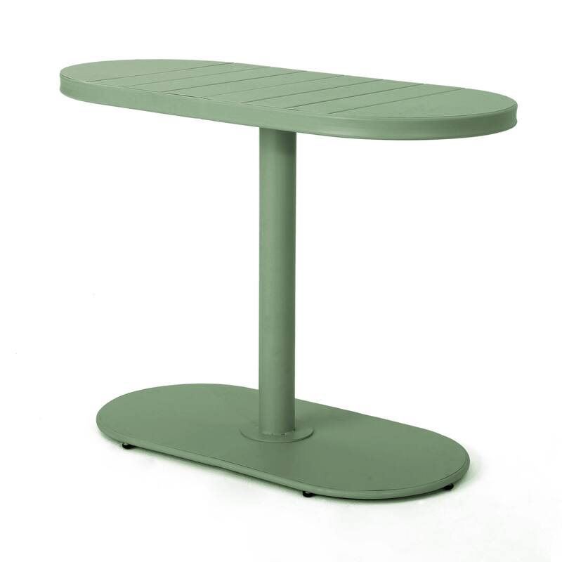 Roomfitters Santa Monica 3-Piece Bistro Set with Round Table and Metal Chairs