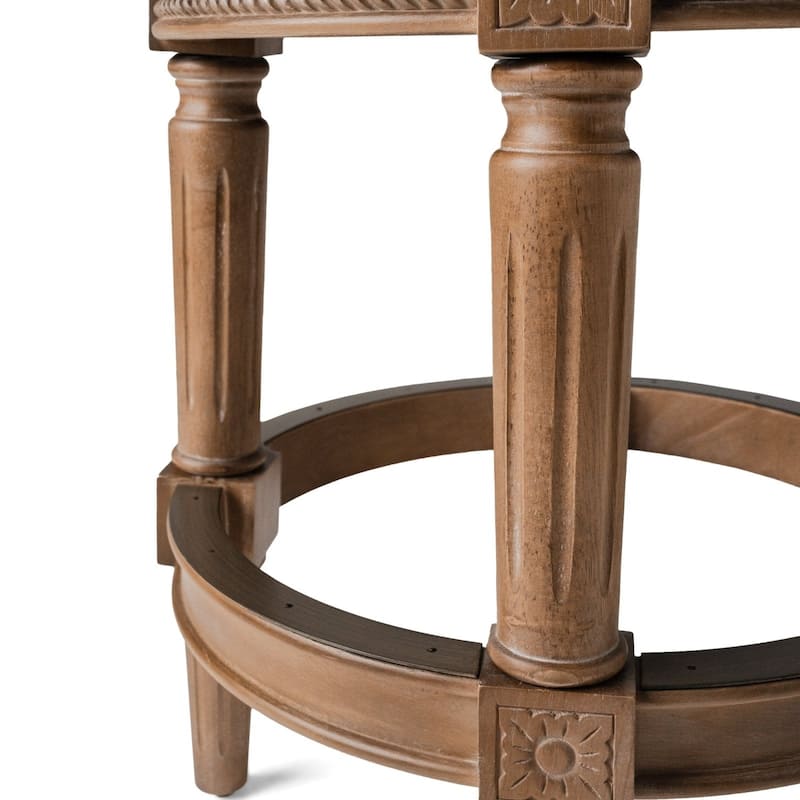 Maven Lane Pullman Backless Swivel Kitchen Stool