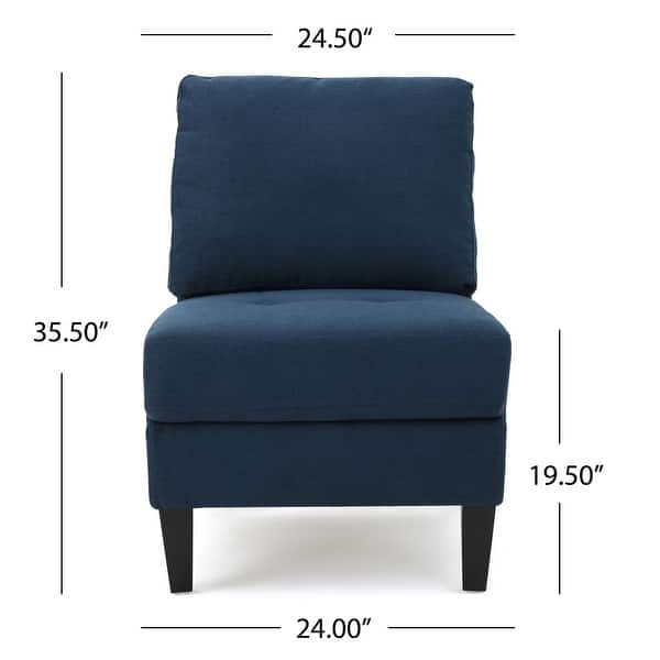 dimension image slide 1 of 7, Zahra Modern Fabric 5-piece Sofa Sectional by Christopher Knight Home