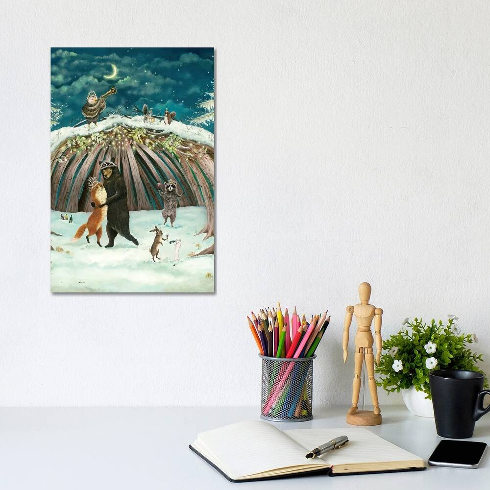 iCanvas "Yuletide Enchantment" by Jahna Vashti Canvas Print