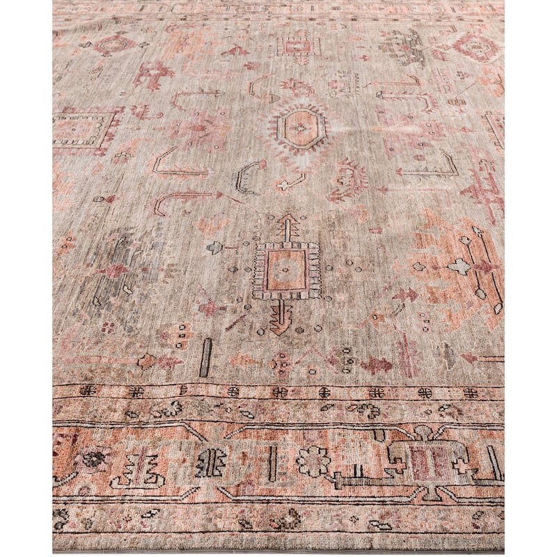 Serapi One-of-a-Kind Hand-Knotted Area Rug - Brown - 9' 3" x 11' 11"
