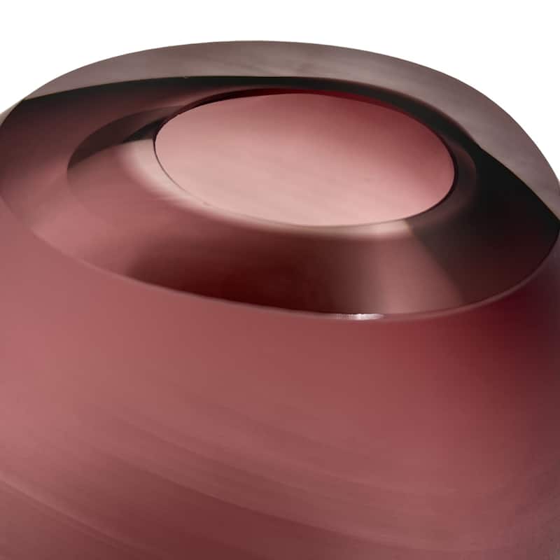 Premium Contemporary Glass Vase in Purple