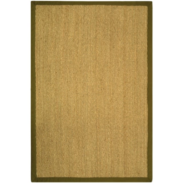 SAFAVIEH Natural Fiber Oceana Herringbone Seagrass Rug