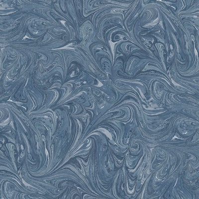 Seabrook Designs Boho Rhapsody Sierra Marble Unpasted Wallpaper