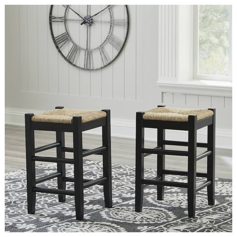 Mirimyn Stool, Set of 2 - Black - Counter Height