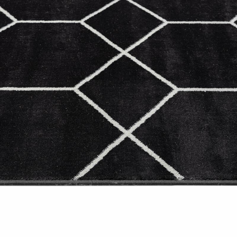Trellis Geometric Woven Area Rug,8' x 10' - 8' x 10'