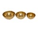 preview thumbnail 6 of 7, Gold Aluminum Metal Decorative Bowl Decorative Bowl (Set of 3) - 14 x 14 x 6 Round