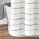 preview thumbnail 7 of 15, Lush Decor Ombre Stripe Yarn Dyed Cotton Shower Curtain