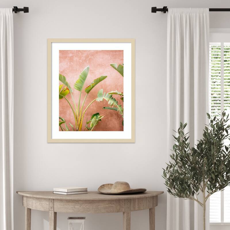 Palms of Ourika Morocco by Raisa Zwart Wood Framed Wall Art Print