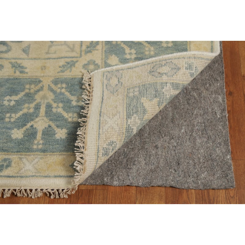 Oushak Indian Area Rug Handmade Wool Carpet - 7'10" x 10'2"