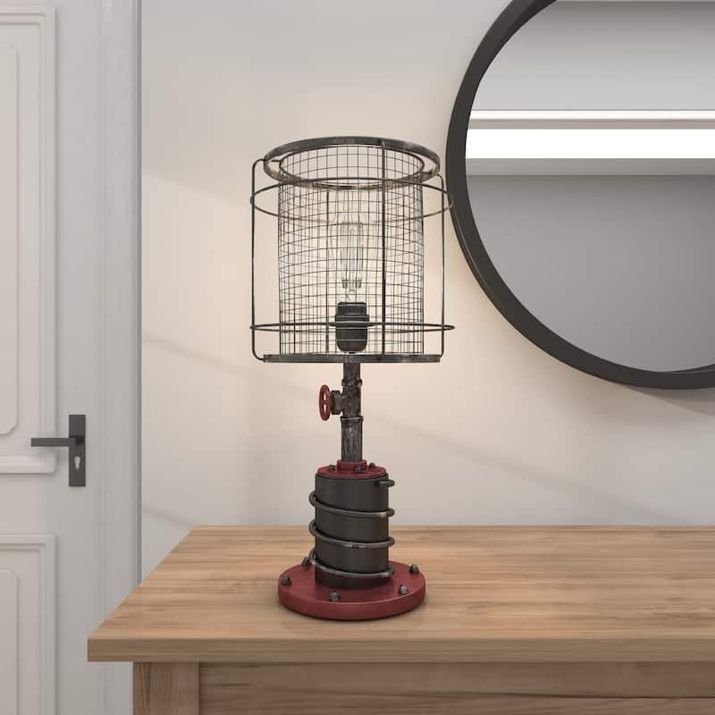 Benzara 21-inch Metal Table Lamp