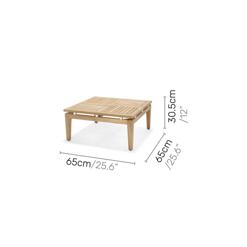 Amazonia Arnhou 11pc Outdoor Patio FSC Teak Seating Set