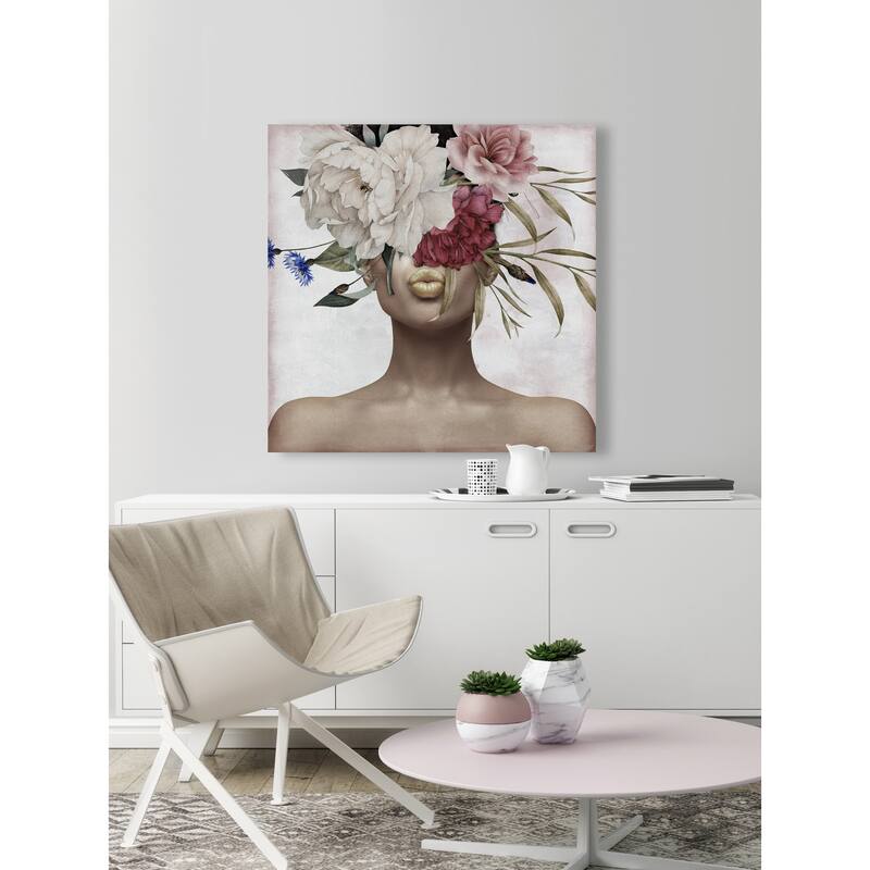 'Those Lips' Painting Print on Wrapped Canvas