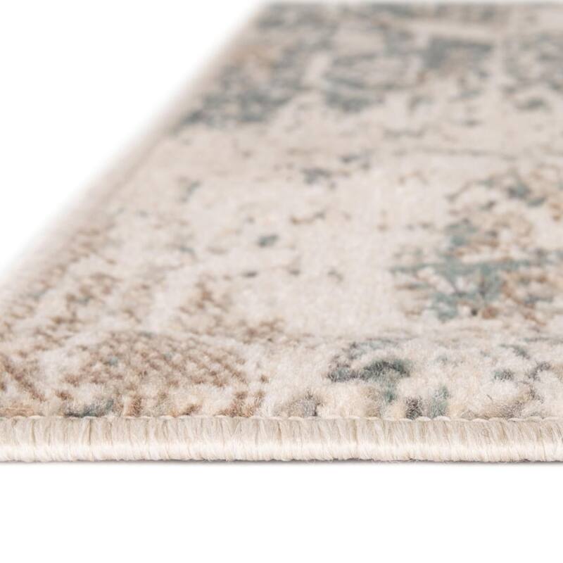 Contemporary Daisy Collection Area Rug