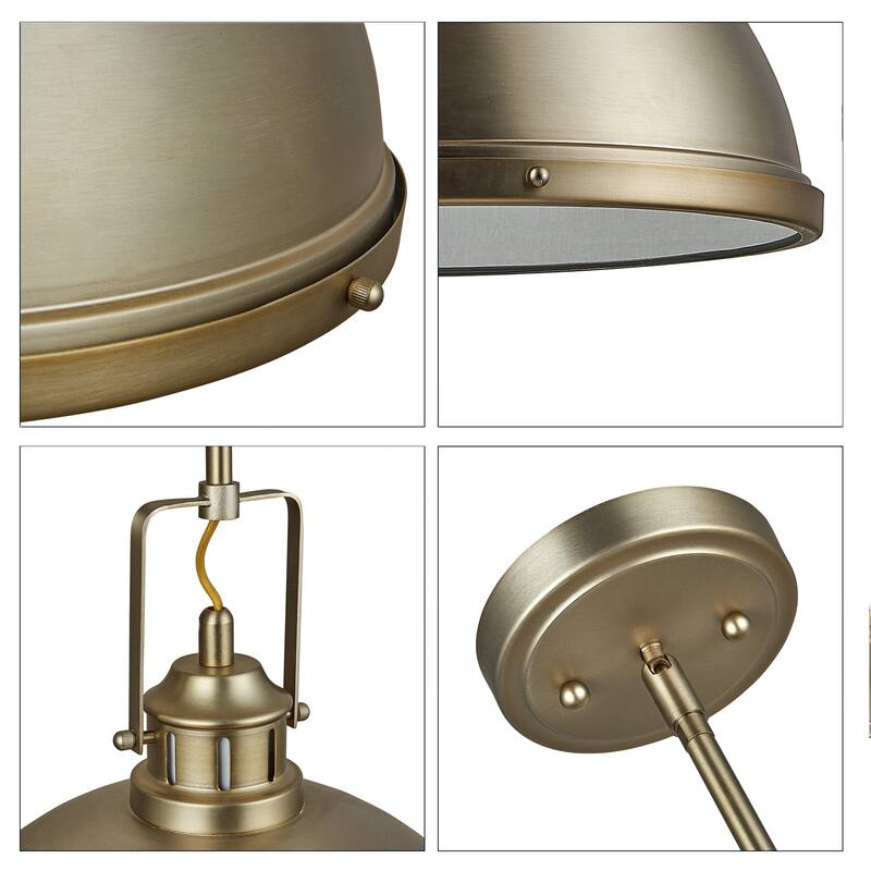 Singel Pendant 21.5 Inch Chrome Finish