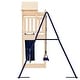 preview thumbnail 15 of 17, vidaXL Swing Set Outdoor Backyard Wooden Playground Equipment for Kids Age 3-8
