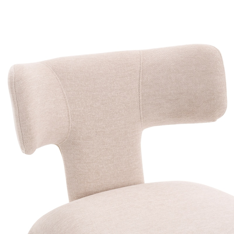 Modern Dining Chairs Set of 2, 18.9"Wx18.5"D Contemporary Fabric Side Chairs