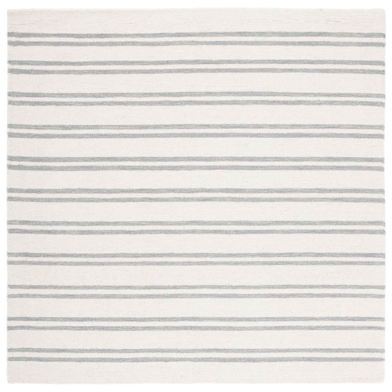 SAFAVIEH Handmade Metro Husnuye Stripe Wool Rug