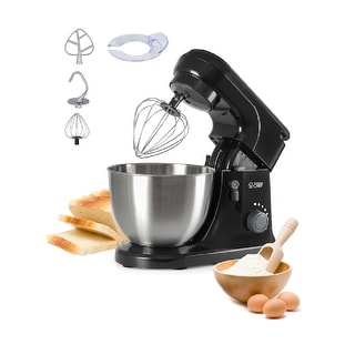 Commercial Chef 4.7 Qt 7 Speed Black Residential Stand Mixer - On Sale 