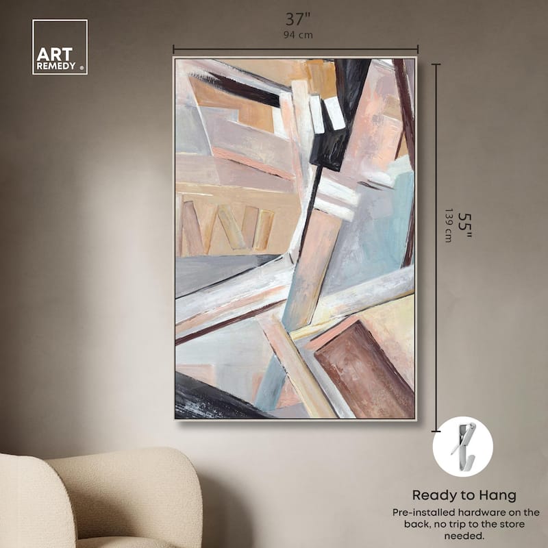 Balancing Lines II Canvas by Art Remedy