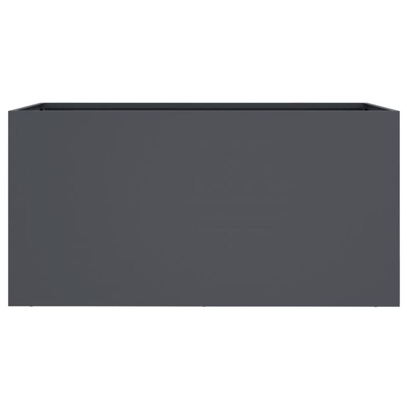 vidaXL Planter Stand Outdoor Raised Garden Bed for Vegetables Corten Steel