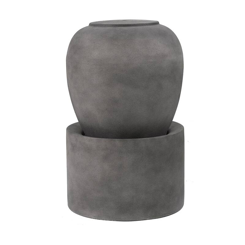 Cute Unique Urn Design Water Fountain for Home Garden, Lawn