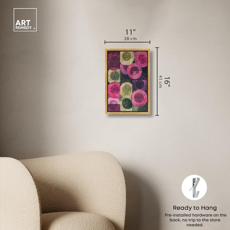 Orbital Pattern Canvas by Art Remedy
