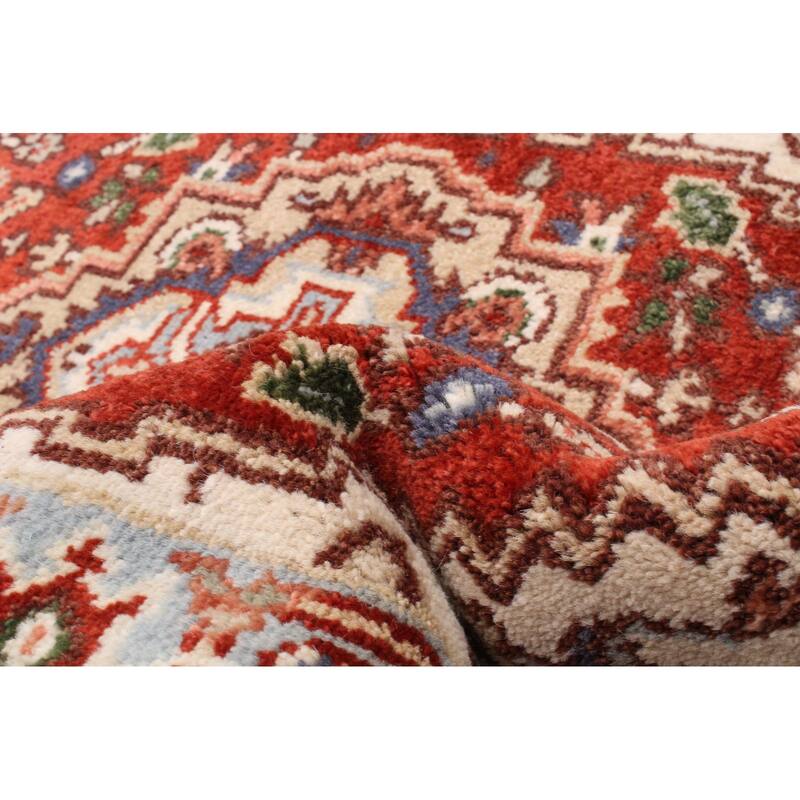 ECARPETGALLERY Hand-knotted Serapi Heritage Dark Copper Wool Rug - 2'6 x 19'8