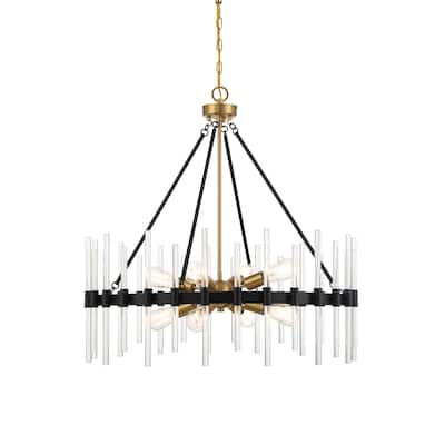 Savoy House 7-1937-8 Santiago 8 Light 30" Wide Crystal Pendant