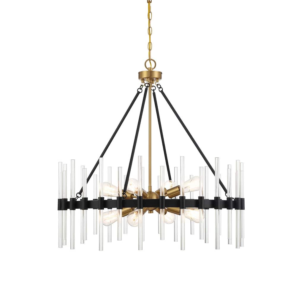 Savoy House 7-1937-8 Santiago 8 Light 30" Wide Crystal Pendant
