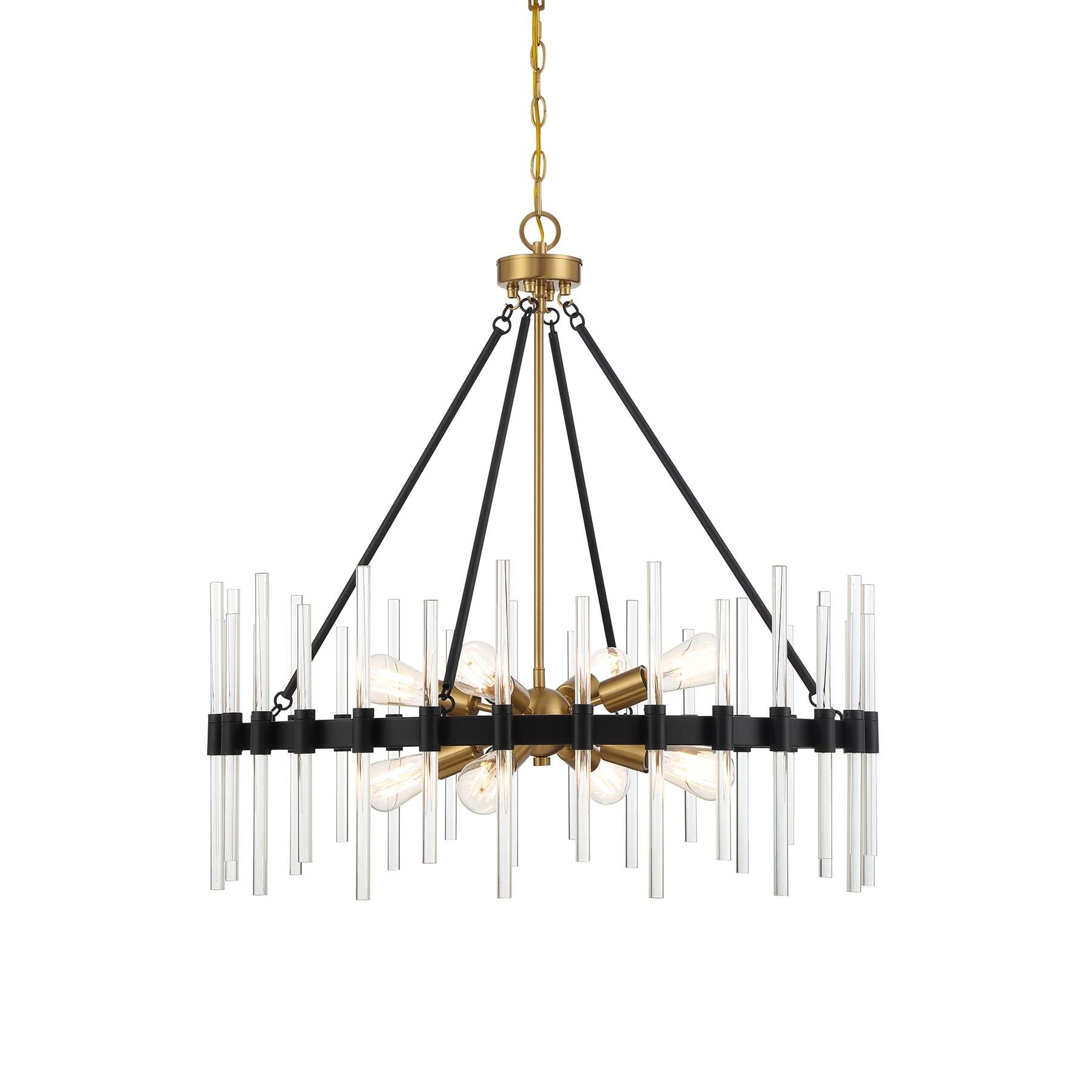 Savoy House 7-1937-8 Santiago 8 Light 30" Wide Crystal Pendant