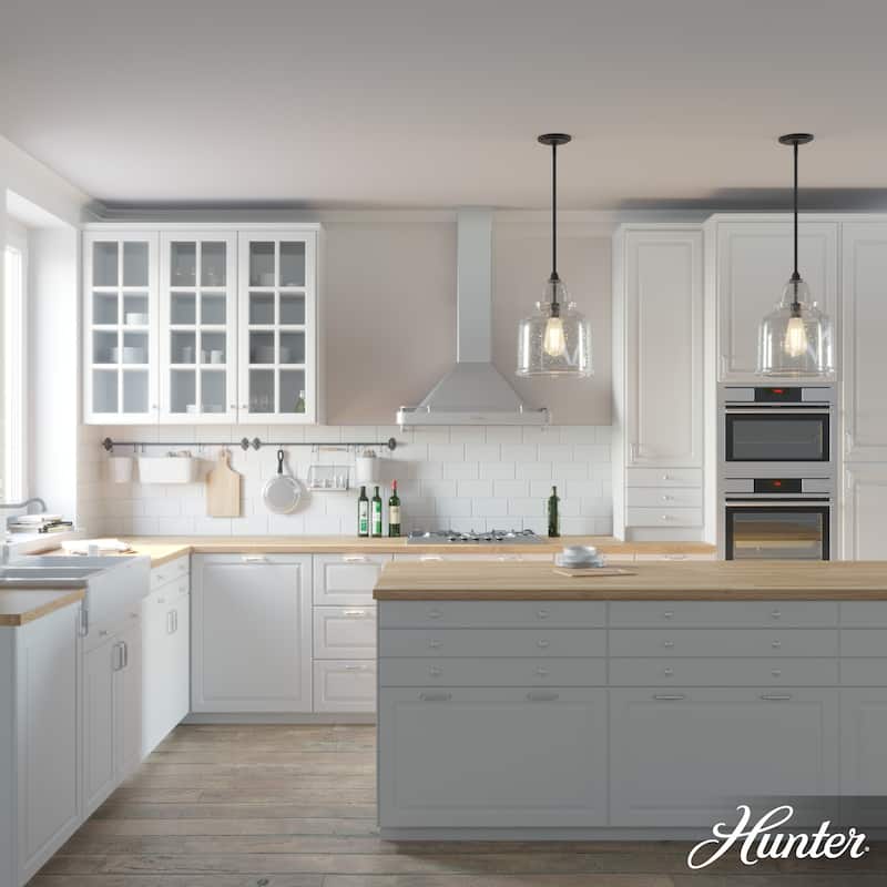 Hunter Dunshire Bell Pendant - Kitchen Island, Dining Room, Entry - Modern Farmhouse, Transitional, Contemporary