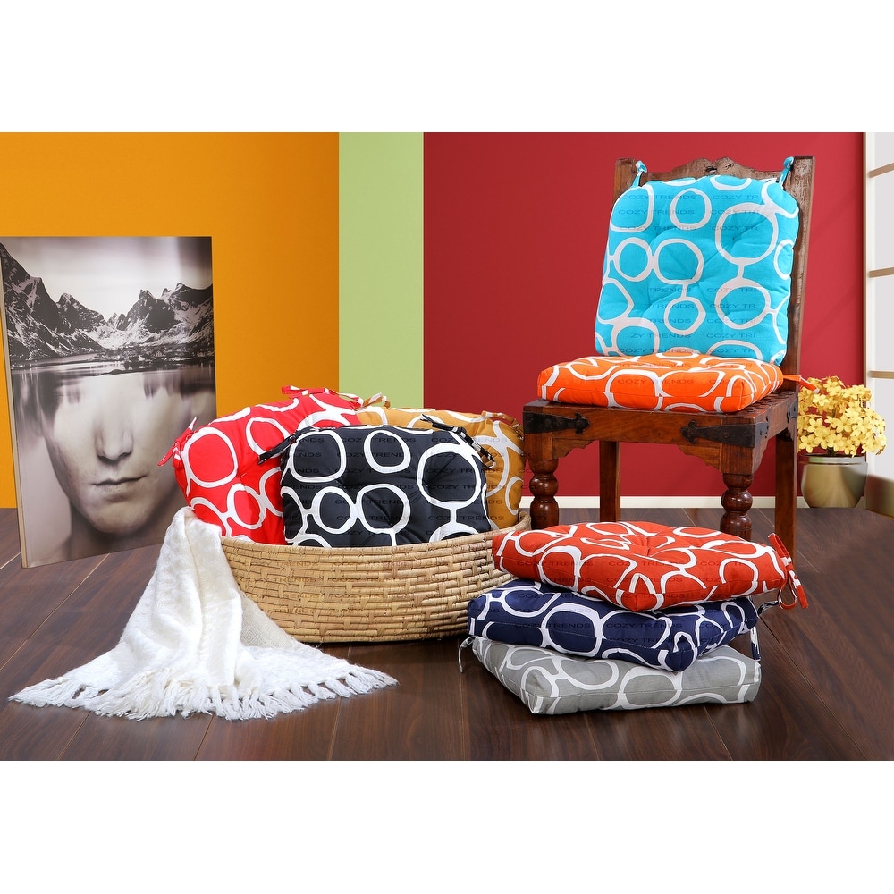 Canvas Modern Contemporary Dining Chair Cushions Bed Bath
