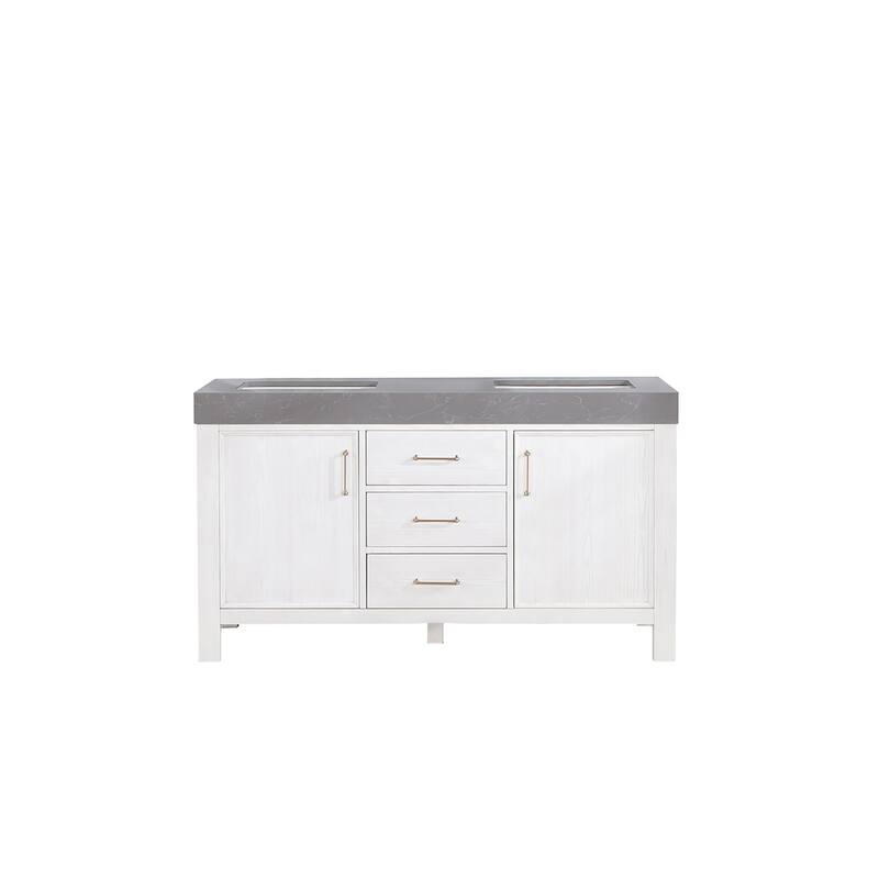 Miseno MV-NM-703860M León 60" Free Standing Double Basin Vanity Set