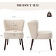 preview thumbnail 9 of 19, Modern Velvet Accent Chair Set of 2, Soft Upholstered Living Room Chair with Wooden Legs