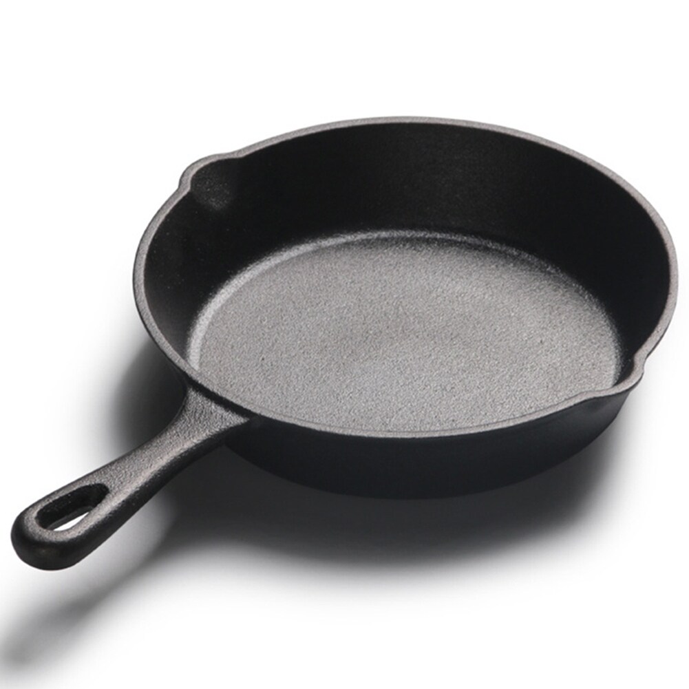 Cast Iron Skillet Non-stick Frying Pan Cooking Pot Restaurant Chef