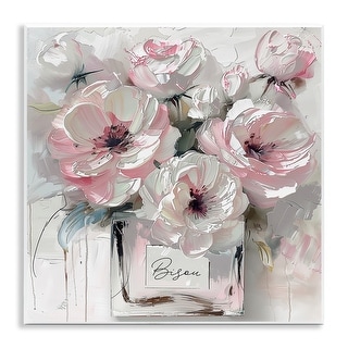 Stupell White & Subtle Pink Bouquet Wall Plaque Art Design By Annabelle ...
