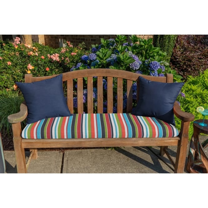 Sunbrella® Solid Fabric 1-Piece Indoor/Outdoor Square Throw Pillow, 20"W x 20"L, Canvas Macaw