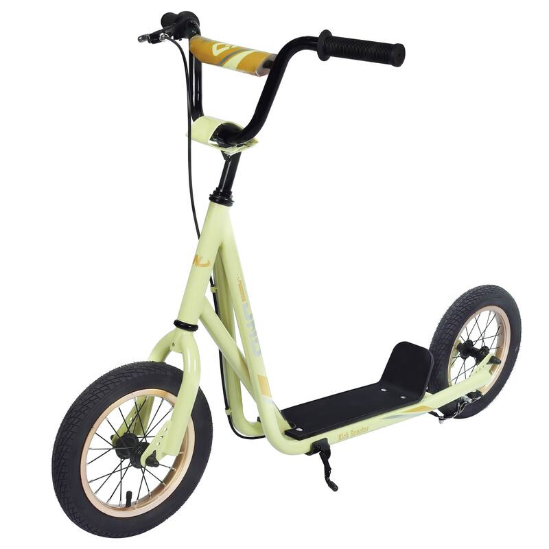 Youth Scooter Kick Scooter for Kids 6+ with Adjustable Handlebar - Green