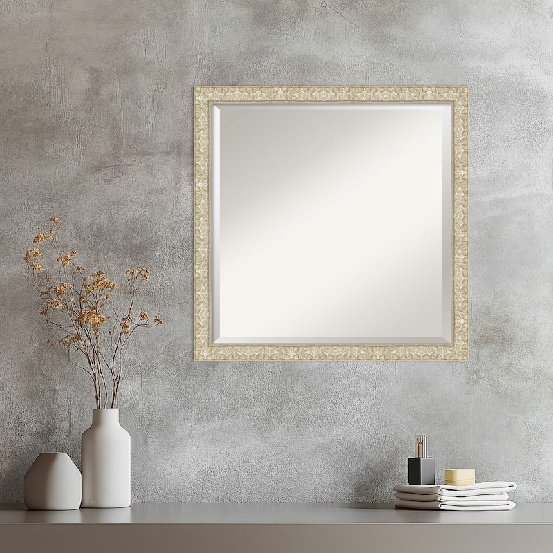 Lila Beveled Wood Framed Wall Mirror