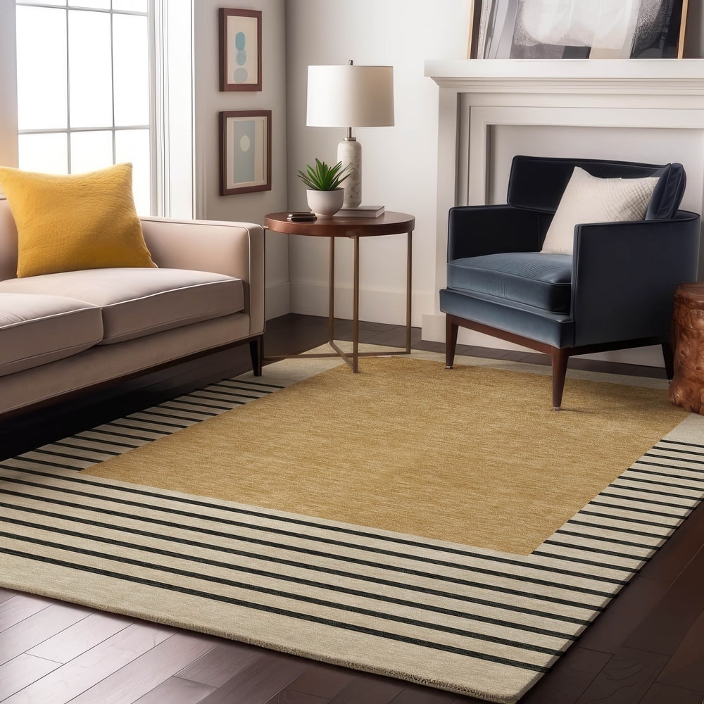 Premium Washable Super Soft Modern Frames Mayfield Rug